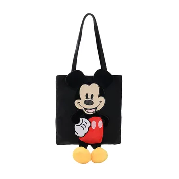 Disney Mickey mouse torba ženske novo torbico visoke zmogljivosti mehko Messenger bag canves tote nakupovalna torba