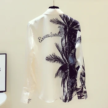 2020 Jeseni in Poleti Nove Dolgo Sleeved Majica Bele Grafike Žensk Oblikovalec Luksuznih Oblačil Harajuku
