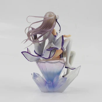17 cm Anime Življenje v Drugačen Svet Od Nič Emilia Kara Hajimeru Isekai Seikatsu PVC Akcijska Figura Model Zbirateljske Igrača
