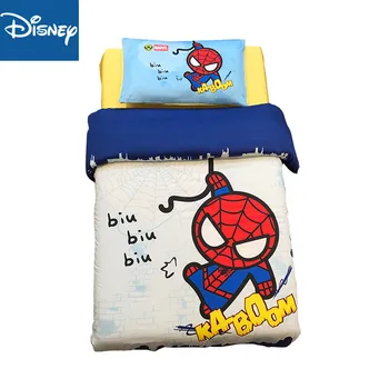 Disney spider-man 3Pcs Bombaž otroška postelja Postelja Komplet Za Fant Dekle Risanka Otroške Posteljnine Komplet Vsebuje Prevleke Ležišča za kritje Rjuhe Kritje