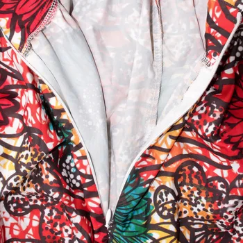 Različne Načine Nositi Dolgo Obleko Afriških Žensk Različnih Pasu Moda Digitalni Tisk Seksi Split Dolgo Obleko Pomlad 2021 Nova