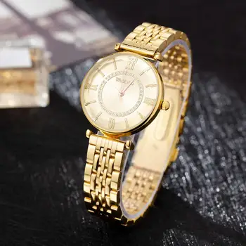 2019 novo uro ženske legiranega jekla preproste ročne часы мужские