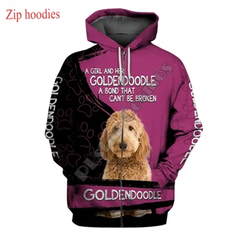 PLstar Kozmos Moški za ženske smešno suknjič Toller pes hoodies 3D tiskanih Hoodie Priložnostne živali zip kapuco Ulične dropshipp