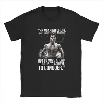 Moška T-Shirt Arnold Schwarzenegger Arnie Osvojiti Tees Smislu Življenja, Usposabljanje za Dviganje Bodybuilding Mišice Majica s kratkimi rokavi