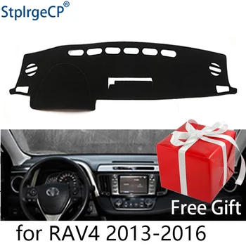 Za Toyota RAV4 RAV 4 2013-2016 nadzorni plošči mat Zaščitna ploščica Odtenek Blazina Pad notranje nalepke avto styling dodatki
