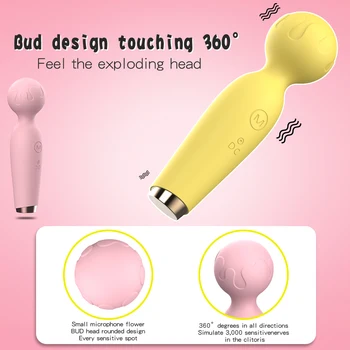 Brezžični Dildos AV Vibrator čarobno palico G Spot Vagine, Klitoris Stimulator Palico, Seks Igrače, Ženska Masturbator Igrače USB Hitrost 10