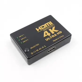 TWISTER.CK HDMI Preklopnik 4K HD1080P 3 5 Vrata HDMI Stikalo Izbirno Splitter Z Hub IR Daljinski upravljalnik Za HDTV, DVD, TV OKNO Z2