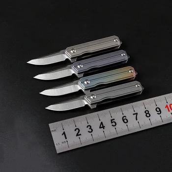 Swayboo Mini ključ keychain nož ustvarjalne mini žepni nož majhen zložljiv taktično nož tanium ročaj D2 jekla carving nož