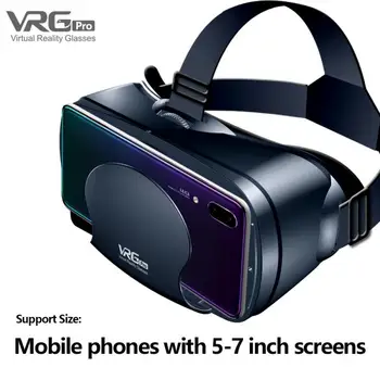 VRG PRO 3D Filmov Očala VR Polje Virtual Reality Slušalke učencev /predmeta razdalja nastavljiv Fit Za 5-7 cm telefon za 3D video