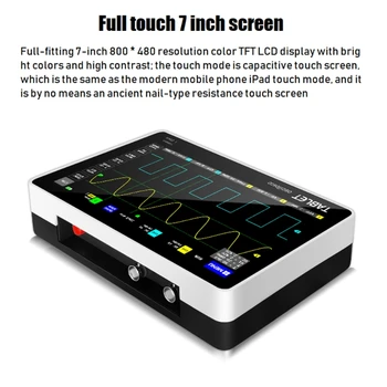 1013D Dual Channel 100M pasovne širine, 1GS Vzorčenja Digitalni Tablet Oscilloscope