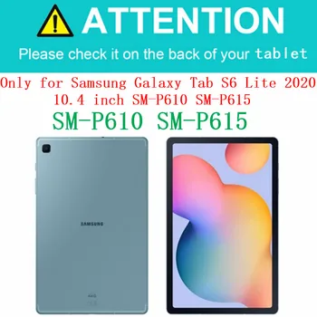 Otroci Shockproof EVA Stojalo Ohišje Za Samsung Galaxy Tab S6 Lite 10.4 2020 SM-P610 P615 Tablet pokrijemo S Strani Imetnika