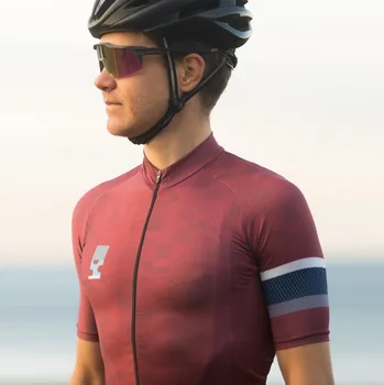 Ciclismo Vrh kakovosti 2020 Kolesarjenje Določa Dirke Oblačila Quick Dry Jersey Set Kratek Rokav Sportwear MITI Tkanine pro team aero rez