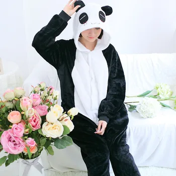 Odrasli Kigurumi Samorog Pižamo določa otroci Sleepwear Pyjama Živali Obleko Cosplay Ženske Zimsko Oblačilo Srčkan Živali Pozimi Kostum