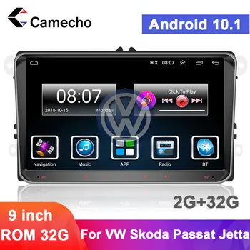 Camecho 2 Din avtoradio Multimedijski Predvajalnik Videa, GPS Avtomobilski Stereo sistem Za VW Volkswagen Skoda Seat Octavia Tiguan Passat, Polo Autoradio