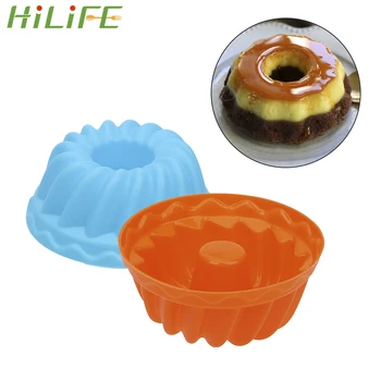 HILIFE 12pcs/set iz Silikona, Puding Cupcake Muffin Krof Plesni Nit Obliko Non-Stick Peko Jelly Plesni