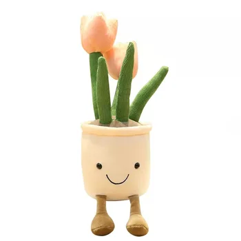 35 cm lep plišastih igrač Mehko Polnjene rastlin tulipanov okraski dom dekoracija Lutka Darilo Za Otroke