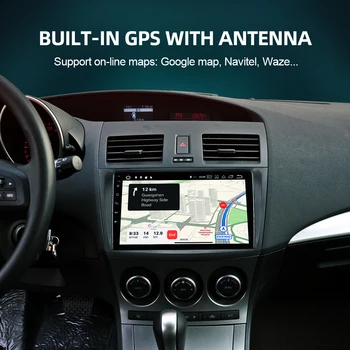 ISUDAR V57S Android Avto Radio Za Mazda 3 2010 2011 2012 2013 Avto Multimedijski Predvajalnik, GPS Auto Stereo Sistem Fotoaparata, USB, 2 Din št.