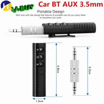 Mini Bluetooth Aux Bluetooth Audio Sprejemnik Oddajnik 3.5 mm Jack za Prostoročno uporabo Auto Avto Bluetooth Kit Glasbe Adapter Bluetooth, Aux