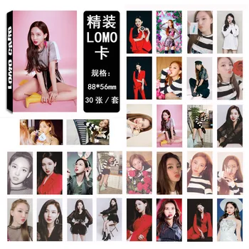 30pcs/set Kpop DVAKRAT Lim Na Yeon eno Photocard nastavite FANCY STE album HD dobro kakovost Fotografije kartico dvakrat kpop navijači zbirka