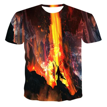 Moda Poletje Tshirt Moški 2020 3D Tiskanje moška T-Shirt Dihanje Ulične Preplete Tiskanje T Shirt Moški XXS-6XL