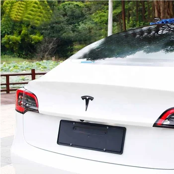 3D Avto nalepke Za Tesla model 3 /X /S ABS Volan/Spredaj & Zadaj Ogljikovih Vlaken Vzorec Nalepke Za Avto Tesla Dodatki