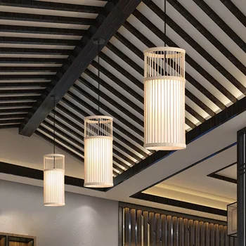 Vodja nove Kitajski slog je restavracija zen čaj soba doma ostati objekt Japonski tatami posteljo dekorativni bambusa lučka