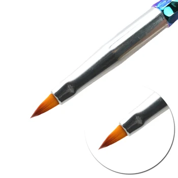 3pcs Nail Art Brush Set Slikarstvo, Risba, Carving Pero Linijskih Dotting Akril UV Gel Mavrica Nohte Ščetke Nasveti Prah Cuticle Čiščenje