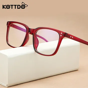 KOTTDO Retro Klasična Kvadratnih Ženske Očal Okvir Optičnega Recept Očala Okvirji Moških Računalnik Očal Okvir Gafas Oculos