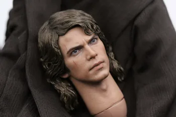 Pred prodajo Umetnosti igrače AT012 1/6 Anakin Skywalker Moški Glavo Sculpt &Oblačila, ki se Prilegajo 12