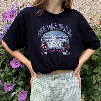 Poletje Fant Bombažne Vezenine, Tee Shirt 2020 Nov Grafični Kratek Rokav Prevelik Majica Fashion Svoboden Priložnostne Ženske T Srajce