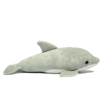 Original Veliki Beli morski Pes Simulacije Živali, Človek, ki jedo Shark Stvari Živali Plišastih Igrač Lutka Otrok Darilo za Rojstni dan 40 CM