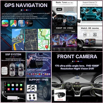 Android 10.0 4+64 G Avto Radio, GPS Navigacija za PEUGEOT 3008/Peugeot 5008 2009-Multimedijski Predvajalnik, Radio stereo vodja enote