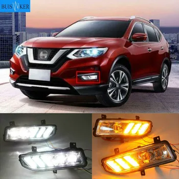 2PCS LED Dnevnih Luči Za Nissan X-trail, T32 Xtrail 2019 2020 Nepremočljiva ABS 12V Avto DRL Meglo Lučka za Dekoracijo