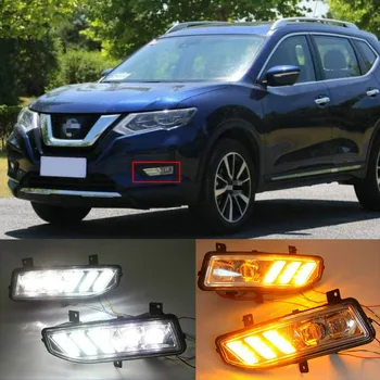 2PCS LED Dnevnih Luči Za Nissan X-trail, T32 Xtrail 2019 2020 Nepremočljiva ABS 12V Avto DRL Meglo Lučka za Dekoracijo