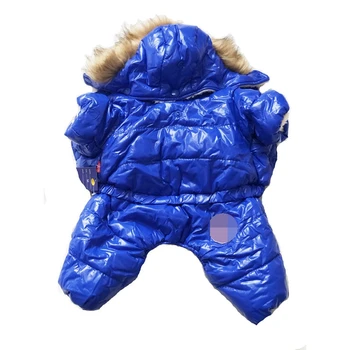 Hoodies za Hišne Pse Jumpsuit Zadebelitev Bombaž Kuža Plašč Pozimi Domače Obleke Toplo Jakno Obleke S-XXL za hladno vreme v rusiji