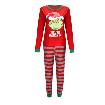2020 Božič Družinski Ujemanje Sleepwear Oblačila Mater, Očeta, Otroke, Risanka Tiskanja Pižamo Mama in Me Toplo More Oblačila
