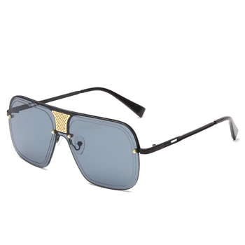 Blagovne znamke, Oblikovanje Nove Modne Rimless sončna Očala Moški Ženske Luksuzni Kvadratnih Kovinskih sončna Očala UV400 Odtenki Očala gafas de sol hombre