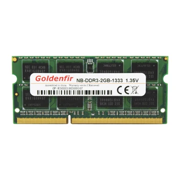 Goldenfir DDR3 2GB/4GB 1066MHz 1333 1600MHz PC3-8500 PC3-10600 PC3-12800 SODIMM Pomnilnik Ram memoria ram Za Prenosnik Prenosnik
