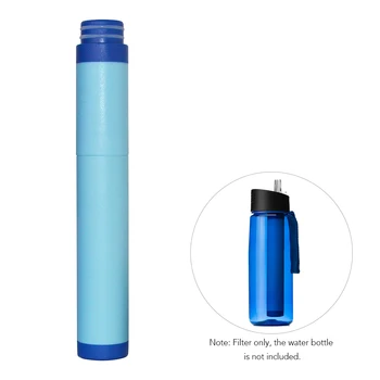 650 ml Zunanji Filter Vode Steklenico Preživetje Kampiranje Filtracija Vode Steklenico Čistilec za Kampiranje, Pohodništvo, ki Potujejo Preživetje