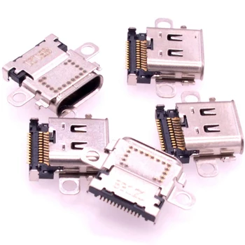 5 Paket 12-Pin SINHRONIZACIJA & Power Polnjenje Polnjenje Vtičnico USB-C Tip-C Vrat Zamenjava za Nintendo Stikalo