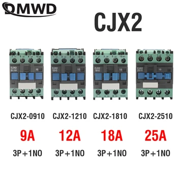 CJX2-1210 1810 0910 2510 LC1 ac kontaktor 110V AC 12A 50HZ/60HZ originalni lc1-D1210 12V 24V 36V 48V 110V 220V 380V