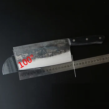 Ročno kovani majhen kuhinjski nož Visoko ogljikovega jekla mesa cleaver Kuhinja oster lady slicer Poklicni kuhar nož za Ribe nož