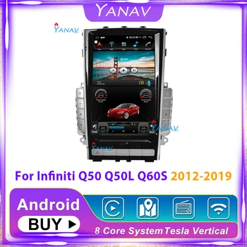 PX6 2din Android 10 večpredstavnostna radio, predvajalnik DVD-jev za Infiniti Q50 Q50L Q60S 2012-2019 tesla Android avtomobilski stereo sistem GPS navi sprejemnik