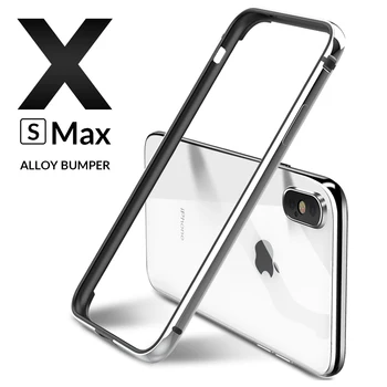 Luksuzni Kovinski Bumper za iPhone X XR XS 11 Pro Max Primeru Aluminija Odbijača Ultra tanek slim Telefon Primerih Za iPhone X S 11 7 8 Pokrov