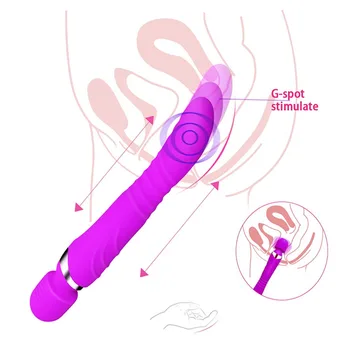 EXVOID Dildo, Vibrator Čarobno Palico AV Palico Klitoris stimulator G-Spot Massager Ogrevano Sex igrače za Ženske, Orgazem Odraslih Izdelki