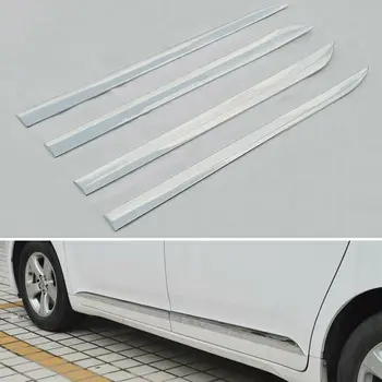 Zunaj Vrata Avtomobila Telesa Strani Modeliranje Chrome ABS Trim Za Toyota SIENNA 2011-2019