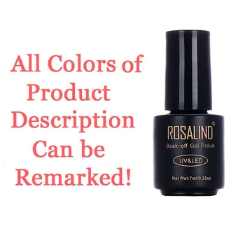 ROSALIND (4PCS/Veliko) 7 ML 68 Barv, da izberejo Nohtov, Gel lak, Dolgotrajno Soak Off Art Gel za Nohte Lak, Gel, Nastavite & Kompleti