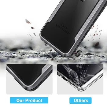 Težka Varstvo primeru za iPhone 11 Pro Max luksuzni pregleden drop-dokazilo telefon primerih za Xs Max Xr X 7 8 MP 2 hrbtni pokrovček