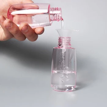 100 KOZARCEV/Veliko Mini Plastični Tok Kozmetični Parfum, Ličila Odstranjevalec Povratne Steklenice Tekoče Olje Tokovi Labs Pomožno Orodje
