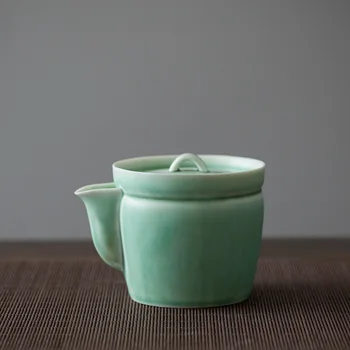 LUWU zelena keramični čajnik gaiwan ročno tradicionalni kitajski čaj pot drinkware